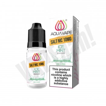 AQUA VAPE Nic Salt 50/50 - Ice Mint - 10ml